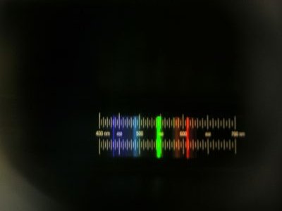 Spektrum eines LCD-Bildschirms