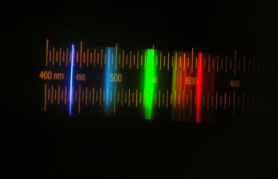 Spektrum einer Energiesparlampe