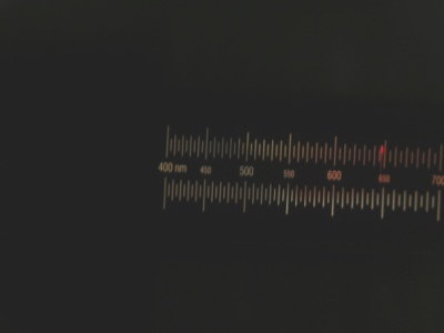 Spektrum eines roten Laserpointers